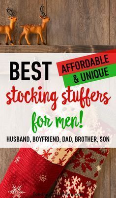 Stop stressing about what gifts to get those guys in your life. Check out these unique and affordable stocking stuffer ideas for men. Stocking Stuffer Ideas For Men, Cheap Stocking Stuffers, Funny Stocking Stuffers, Stocking Stuffers For Mom, Stocking Stuffers For Adults, Stocking Stuffers For Teens, Stocking Stuffers For Girls, Stop Stressing, Stocking Stuffer Ideas