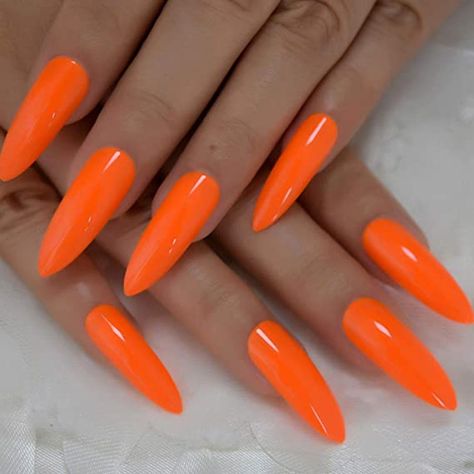 Stars Nails, Nail Art Halloween, Nail Art Gel, Nagel Tips, Manicure Tips, Nail Type, Fake Nails With Glue, Shiny Nails, Coffin Nails Long