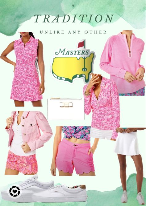 What should you wear to The Masters? ⛳️ #Mastersoutfit #womensgolfoutfit #golfattire #countryclub #TheMasters #Masters #golf #preppy masters outfit golf skort Lilly Pulitzer Augusta azalea 🌺 Follow my shop @marisahunter on the @shop.LTK app to shop this post and get my exclusive app-only content! #liketkit #LTKshoecrush @shop.ltk https://liketk.it/450NZ Women’s Masters Outfit, Masters Outfit Women Spectator, Masters Golf Outfits Women Spectator, Masters Party Outfit, What To Wear To The Masters Golf, The Masters Outfit Women, Masters Tournament Outfit Women, Masters Outfit Women, Masters Golf Outfit Woman