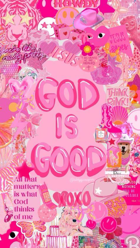 God is sooo good! #preppy #preppyaesthetic #wallpaper #jesus #fyp Pink Backround, Iphone Wallpaper Bible, Bible Quotes Background, Cool Backgrounds For Iphone, Pink Wallpaper Ipad, Christian Iphone Wallpaper, Iphone Wallpaper Preppy, Wallpaper Bible, Christian Quotes Wallpaper