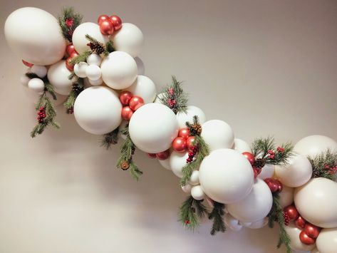 Red Green White Balloon Garland, Baby It’s Cold Outside Balloon Garland, Christmas Birthday Balloon Garland, Classy Holiday Party Decor, Rustic Christmas Balloon Garland, Pastel Christmas Balloon Garland, Elegant Christmas Balloon Garland, Christmas Tree Balloon Garland, Neutral Christmas Balloon Garland