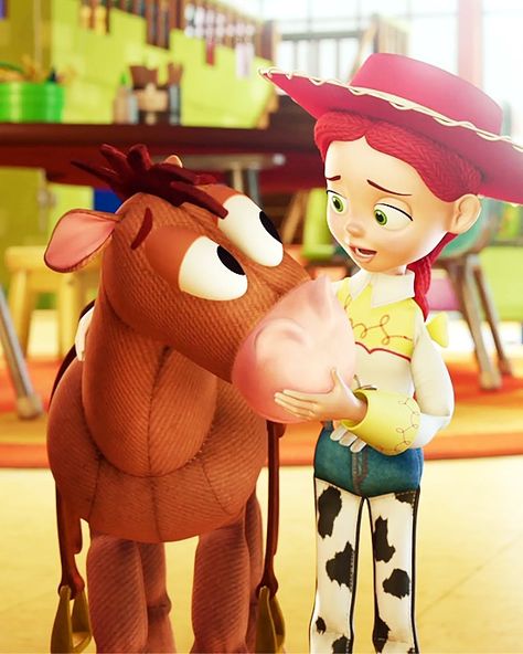 From Pixar’s Toy Story 3 Toy Story Bullseye, Jessie Toy Story, Toy Story 3, Never Grow Up, Pixar Toys, All Toys, Toy Story, Disney Pixar, Pixar