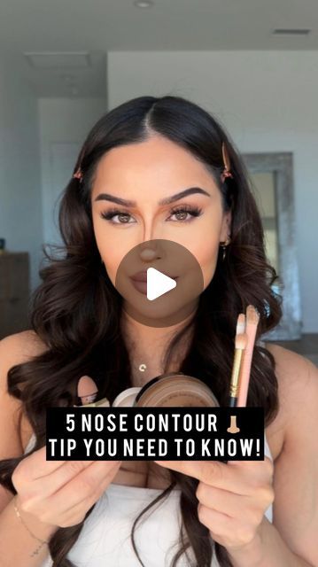 christendominique on January 23, 2024: "5 Nose contour tips👃🏼 that will change your contour game! MAKEUP Bronzer @saiebeauty Bru..." Nose Contouring Makeup, Contour Tips, Nose Contour Brush, Christen Dominique, Bulbous Nose, Contouring For Beginners, Face Contouring Makeup, Fair Skin Makeup, Nose Contour