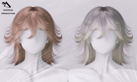 Sims 4 Cc Fluffy Hair Female, Sims 4 Hair Cc Female Short, Jellyfish Haircut Sims 4 Cc, Sims 4 Jellyfish Hair, Sims4 Cc Short Hair Female, Wolfcut Sims 4 Cc, Ts4 Wolfcut, Sims 4 Women Hair Cc, Sims 4 Cc Jellyfish Hair