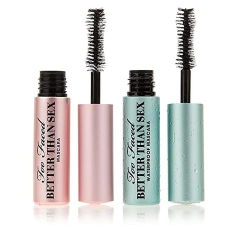 Mascara Too Faced, Travel Size Makeup, Travel Size Beauty Products, Maybelline Makeup, Best Mascara, Mini Makeup, Eye Mascara, Volume Mascara, Waterproof Mascara