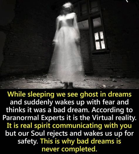 Horror Psychology Facts, Creepy Facts About Ghosts, Scary Facts About Ghosts, Horror Facts True, Creepy Facts About Dreams, Dark Psychology Facts, Real Creepy Facts, Ghost Facts, Paranormal Facts