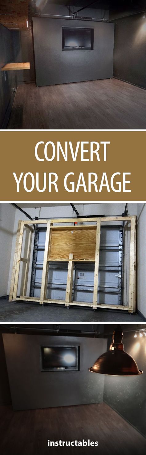 Garage Room Conversion, Convert Garage To Bedroom, Garage Bedroom Conversion, Garage Business, Moveable Wall, Garage To Living Space, Converted Garage, Garage Addition, Building A Garage