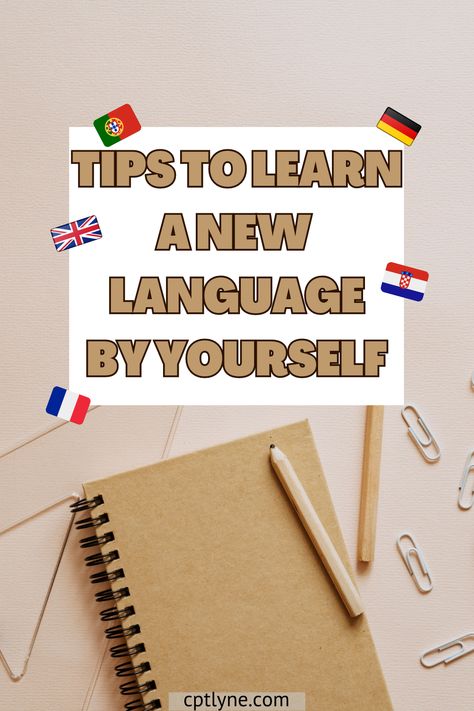 If you're trying to learn a new language, here are all the tips you need to know to learn a new language efficiently. You'll find all the best resources and tips to build your own learning method and master a new language! Languages To Learn After English, Language To Learn, New Language Journal, How To Learn A New Language Tips, Best Languages To Learn, Languages Learning, New Language Notes, How To Learn A Language Tips, What Language Should I Learn