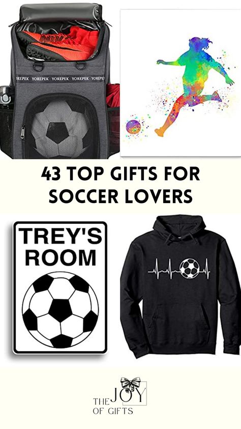 Diy Soccer Gifts For Team, Soccer Easter Basket Ideas, Gift Ideas For Soccer Players, Soccer Basket Ideas Gift, Soccer Team Christmas Gifts, Soccer Goodie Bag Ideas Team Gifts, Soccer Gift Ideas, Gifts For Soccer Players, Soccer Easter Basket