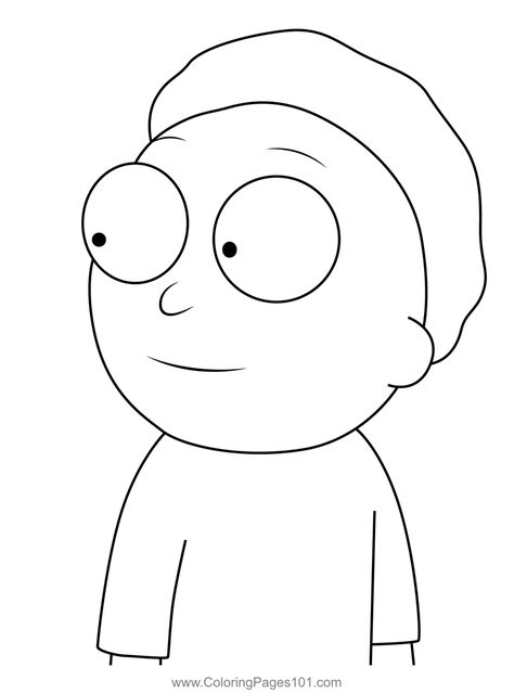 Morty Smith Rick and Morty Coloring Page Morty Smith Drawing, Rick And Morty Sketches Easy, Animated People Drawings, Rick And Morty Drawing Easy, Rick And Morty Sketches, How To Draw Rick And Morty, Morty Drawing Easy, Rick And Morty Drawing Sketch, Rick And Morty Drawings