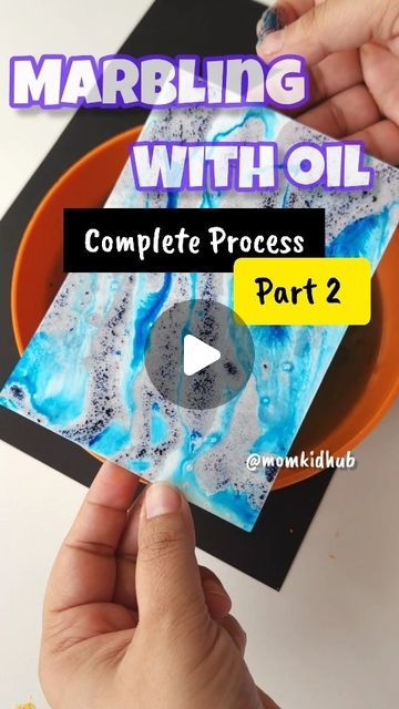 2 Hour Art Projects, Marble Paper Art, Water Marbling, Marble Painting, Preschool Arts And Crafts, Marble Paper, High School Art, Working With Children, Camping Art