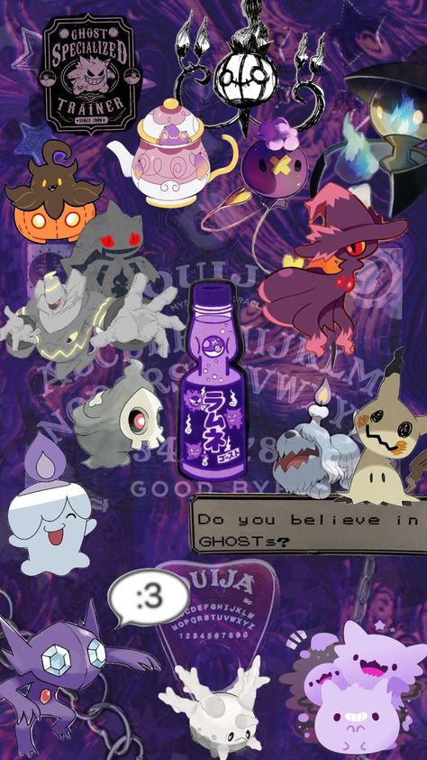 the best pokemon type (I take no cryticism) #ghost #ghosts #pokemon #ghostpokemon #ghosttype #ghosttypepokemon Ghost Type Pokemon Wallpaper Pc, Pokemon Ghost Type Wallpaper, Ghost Type Trainer Oc, Ghost Pokemon Trainer, Halloween Pokemon Wallpaper, Ghost Pokemon Wallpaper, Pokemon Chandelure, Pokemon Ghost Type, Pokemon Trainer Cosplay