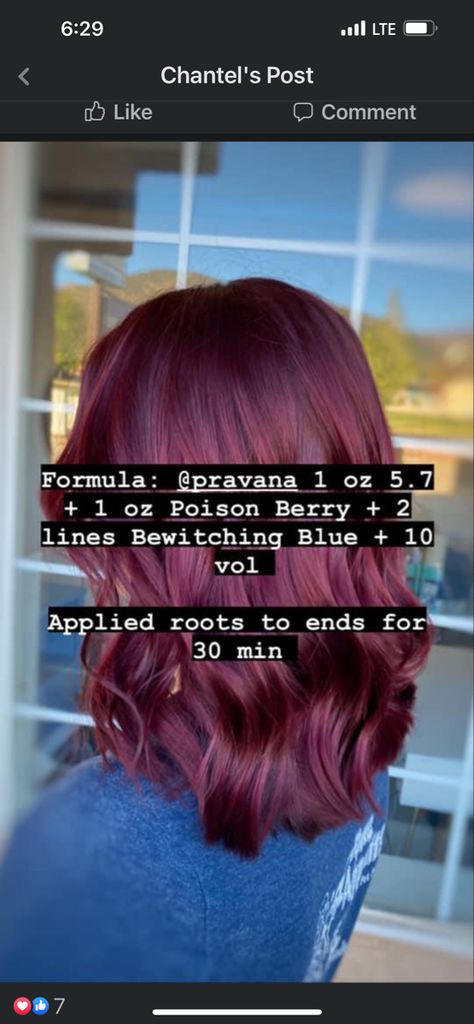 Pravana Color Formulas, Kevin Murphy Color Me Formulas, Pravana Formulas, Pravana Red, Pravana Hair Color, Color Formulas, Hair Color Formulas, Mom Hairstyles, Kevin Murphy