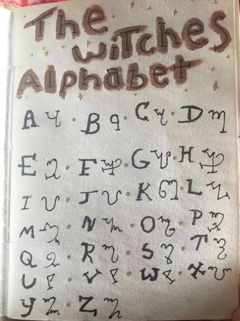 Witch Notebook Cover, The Witches Alphabet, Book Of Shadows Cover Page, Grimoire Scrapbook, Witch Journal Ideas, Pagan Journal, Wiccan Journal, Witches Journal, Witchcraft Journal