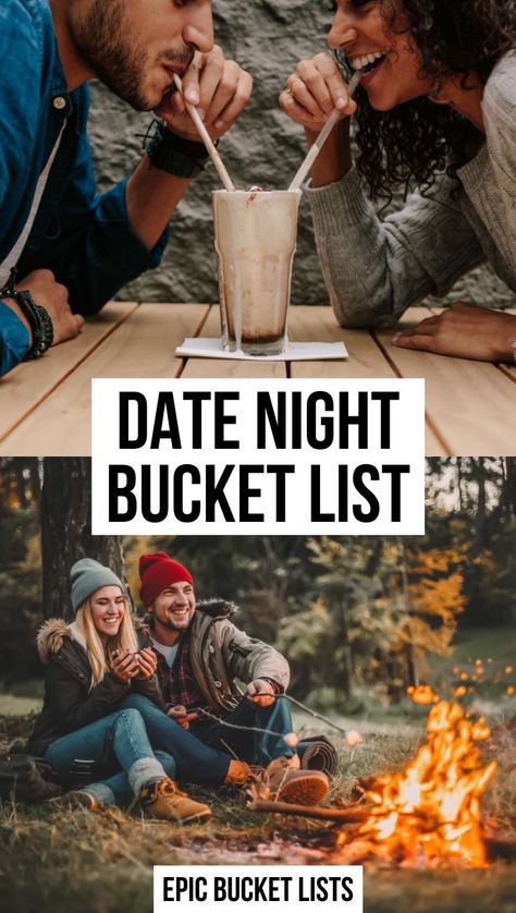 Date Night Bucket List, Date Night Ideas Outdoor, Bucket List Date Ideas, Dates With Husband, Perfect Date Night, Diy Bucket List, Country Date Night Ideas, Outdoor Dates Ideas, 52 Date Night Ideas