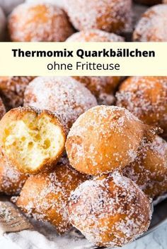 Thermomix Quarkbällchen Rezept ohne Friteuse. Ein kinderleichtes Rezept mit Tipps- wie es garantiert gelingt Thermomix Desserts, Keto Food List, Cooking Prep, Fun Baking Recipes, Thermomix Recipes, Yummy Sweets, Pampered Chef, Beignets, Sweets Desserts