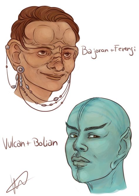 Star Trek Species, Star Trek Characters, Awesome Stuff, Star Trek, On Tumblr, Concept Art, Star Wars, Art Inspiration, Male Sketch