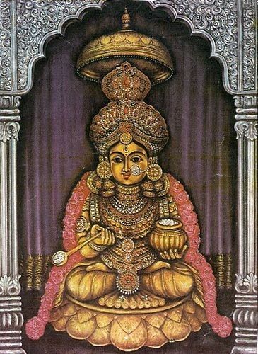 Annapoorani Annapurna Devi, Vishnu Avataras, Tanjore Art, Tik Tok Videos Funny, Indian Traditional Paintings, Devi Images Hd, Ancient Drawings, Kids Canvas Art, God Statue