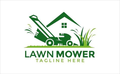 Lawn mower home service vector design template Logo Template Landscape Company Logos, Cleaning Company Logo, Landscaping Logo, Lawn Service, Disney Princess Wallpaper, Service Logo, Landscaping Company, Vector Logo Design, Design Vector