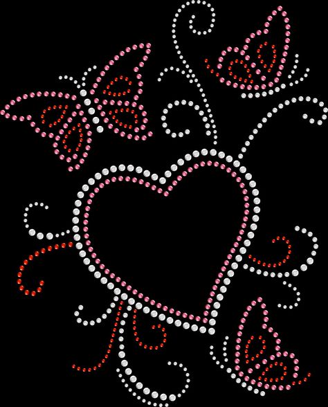 The Red White Love Heart Butterfly Transfer, features a Total of 692 High Quality Korean Rhinestones, that will make you Shine Transfer Measures: 7.1" Wide x 8.9" Tall Each Transfer is made with our Top of the Line Rhinestone Machine. It will easily apply using your Own Household Iron or a Heat Press (recommended on Big Transfers) We made our transfers using a Silicone HotFix Tape for Better stability during Shipping. We will send a Set of instructions and extra Rhinestones. Powered by Solid Com Diy Rhinestone Crafts, Lips Art Print, Rhinestone Designs Pattern, Rhinestone Crafts, Heart Butterfly, Diy Rhinestone, White Love, Rhinestone Art, Dot Art Painting