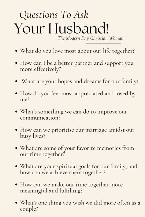 Important Conversations Before Marriage, Marriage Conversation Starters, Intimate Conversation Starters, Marriage Topics, Couple Communication, Questions To Ask Your Husband, Wife Role, Strengthen Your Marriage, Couples Stuff