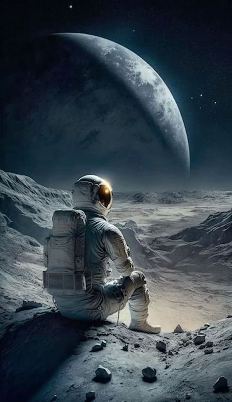 Space With Astronaut, Planet Photos, Nasa Space Pictures, Blade Runner Wallpaper, Astronaut Photo, Cool Astronaut, Nasa Art, Nasa Wallpaper, Space Art Gallery