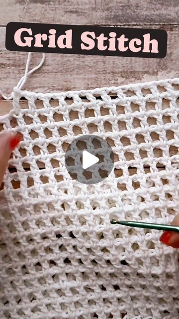 Crochet Loop Stitch, Crochet Grid Patterns, How To Do Crochet, Crochet Chain Stitch, Crochet Grid, Grid Patterns, Poncho Blouse, Crochet Knit Stitches, Front Post Double Crochet