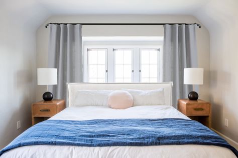 Ask the Audience: Master Bed In Front of Window - Emily Henderson Headboard In Front Of Window, Bed Under Windows, Bed Under Window, Bed In Front Of Window, Bed Against Window, Window Above Bed, Bedroom Ideas Bed, Emily Henderson, Master Bed