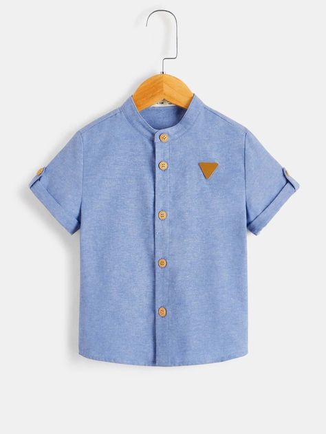 Baby Boy Shirt Design, Boys Shirts Style, Boys Clothes Patterns, Polo T Shirt Design, Boys Shirts Pattern, Kids Shirts Design, Kids Shirts Boys, Girls Dresses Sewing, Baby Boy Shirts