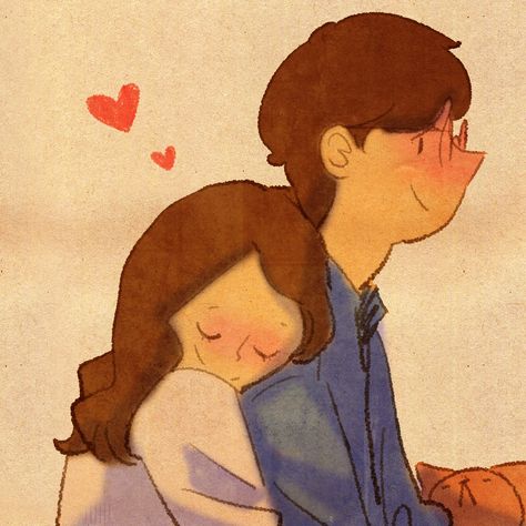 ♥ WARMTH ~ When I hold you tight, I feel so much love coming from your warmth.  ♥  by Puuung at www.facebook.com/puuung1  ♥ Puuung Love Is, Cartoons Love, Because I Love You, Cute Love Cartoons, Love Illustration, Cute Couple Art, Love Is, Couple Drawings, Couple Cartoon