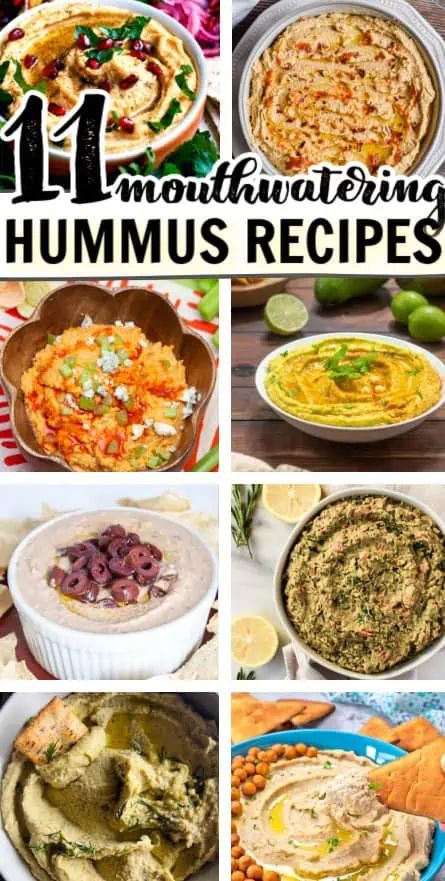 various homemade hummus dips Easy Homemade Hummus Recipe, Hummus Add Ins, Humus Dip Recipes, Italian Hummus Recipe, Recipes For Hummus, Diy Hummus Easy, Hummus Dip Ideas, Hummus Recipes Homemade, Hummus Flavor Ideas