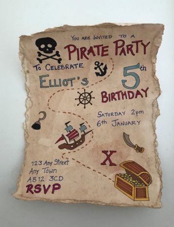 Pirate Party Invitations Printable, Pirate Party Invitations Template, Porta Halloween, Pirate Birthday Party Invitations, Kids Pirate Party, Pirate Party Invitations, Pirate Birthday Invitations, Pirate Themed Birthday Party, Birthday Party Card