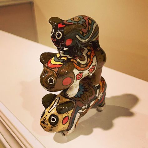 Julian Miholics on Instagram: “ceramic guinea pig stack for a great friend :-)” Julian Miholics Ceramics, Julian Miholics, Great Friend, 80s Movies, Guinea Pig, Great Friends, Art Stuff, Guinea Pigs, Lion Sculpture