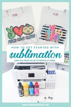 How Do You Make Sublimation Designs, Making Shirts With Heat Press, How To Make Printed Shirts Diy, Shirt Sublimation Ideas, Sublimation Printing T Shirts, How To Print Sublimation Designs, Sublimation On Shirts, Sublimation Shirts Diy, How To Sublimation Printing