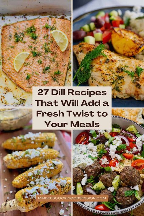 27 Dill Recipes That Will Add a Fresh Twist to Your Meals Dill Recipes Dinner, Recipes With Dill Pickles, Recipes With Dill, Lemon Shrimp Pasta, Dill Recipes, Whole30 Dinners, Zucchini Salad, Dill Sauce, Savory Scones