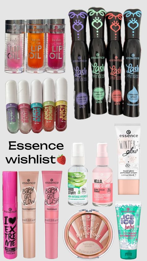 #essence #makeup #skincare #wishlist Essence Full Face Makeup, 2000 Makeup, Essence Skincare, Makeup Tutorial For Kids, Skincare Wishlist, Essence Makeup, Sephora Skin Care, Brown Skin Makeup, Makeup Help