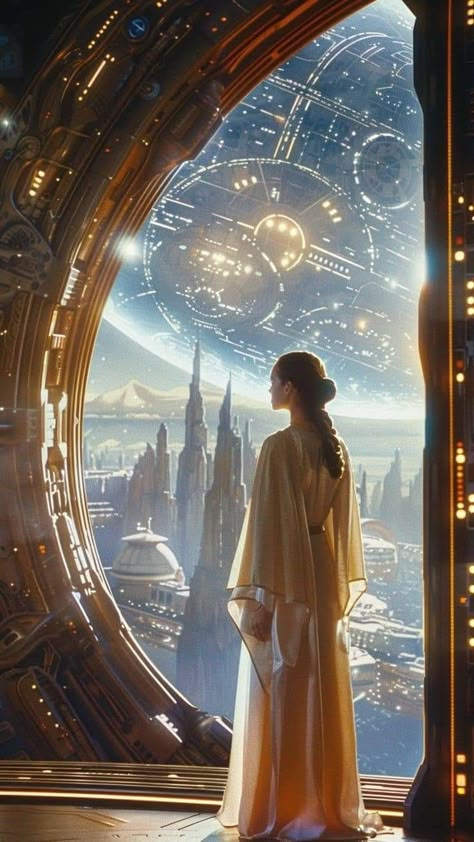 Sci Fi Royalty Concept Art, Sci Fi Empire, Space Royalty Aesthetic, Scifi Fantasy Aesthetic, Space Opera Aesthetic, Space Princess Aesthetic, Ancient Futurism, Futuristic Royalty, Sci Fi Royalty