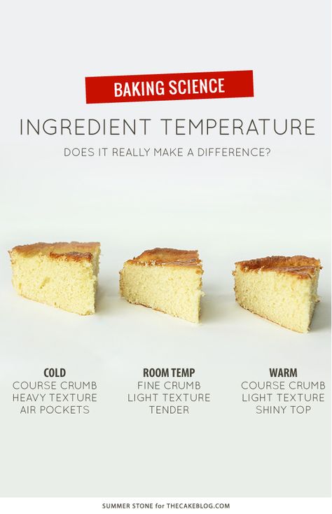 Does it matter if your ingredients are room temperature or not? | by Summer… What Is Cake Flour, Baking Secrets, Baking 101, Baking Basics, Baking Science, Pastry Flour, Food Science, Almond Cakes, Cooking Pot