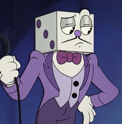 King Dice Pfp, Rey Dado, King Dice, Cuphead Game, Cup Head, Hero Games, Diamond Head, Deal With The Devil, Purple Guy