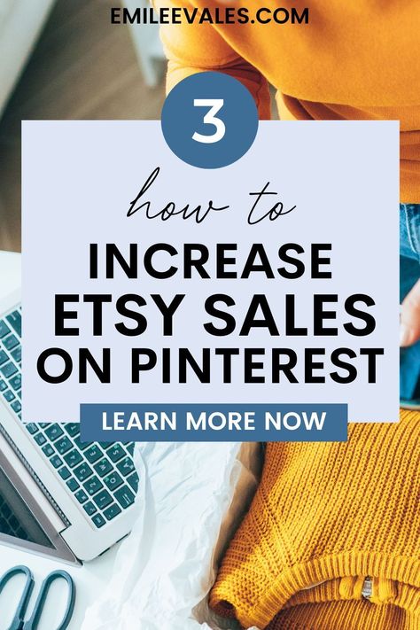 Are you an Etsy business owner looking to increase sales through Pinterest in 2023? With more and more people turning to platforms such as Pinterest for shopping, it’s essential that Etsy business owners learn and understand how to capitalize on this growing trend. From creating eye-catching boards to optimizing pins and understanding the Pinterest algorithm, there are plenty of strategies that can help you drive traffic and sales to your Etsy shop. Learn more here on the blog! How To Use Pinterest For Etsy, Etsy Pinterest Marketing, How To Create Pins On Pinterest, Pinterest Predicts: Trends For 2024, Promote Etsy Shop, Emilee Vales, Pinterest Tags, Increase Etsy Sales, Appeal Letter