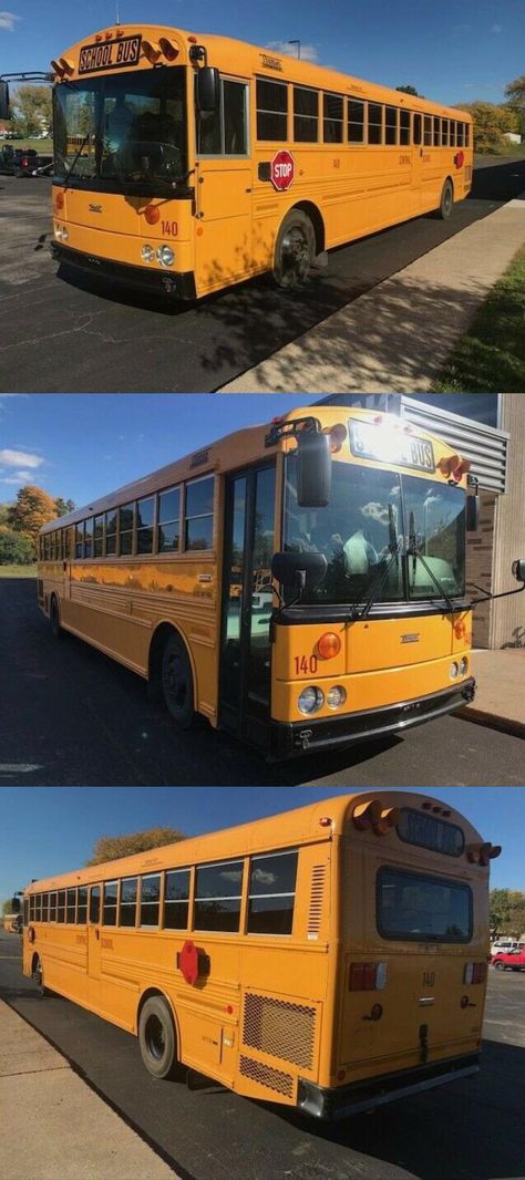 School Bus For Sale, Old School Bus, Police Truck, Buses For Sale, Horse Box, Air Brake, Cummins Diesel, School Buses, Bus Coach