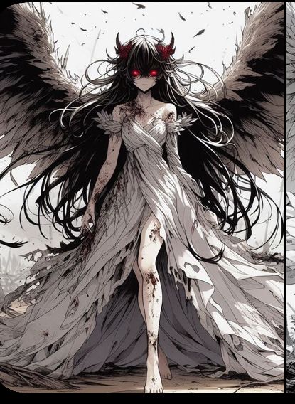 Ange Demon, Black Angels, 캐릭터 드로잉, Beautiful Dark Art, Game Character Design, Laura Lee, Character Portraits, Anime Artwork, Dark Fantasy Art