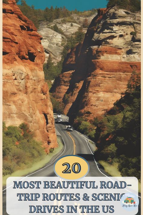 Ever wondered what freedom feels like? 🚐💨 Dive into our latest guide on the 20 most breathtaking road-trip routes and scenic drives across the US! 🌄 Whether you're a solo explorer or planning a family adventure, these routes promise unforgettable memories. Ready to hit the road and discover the beauty of America? 🗺️✨ Tell us your dream road trip destination in the comments! #rvingknowhow #roadtrip #scenicdrives #travelUSA #adventureawaits Road Trip Routes United States, Best Us Road Trip Routes, Us Road Trip Routes, Camper Road Trip Usa, South West Usa Road Trip, Western Usa Road Trip, Western Road Trip U.s. States, Road Trip Planner, Rv Road Trip