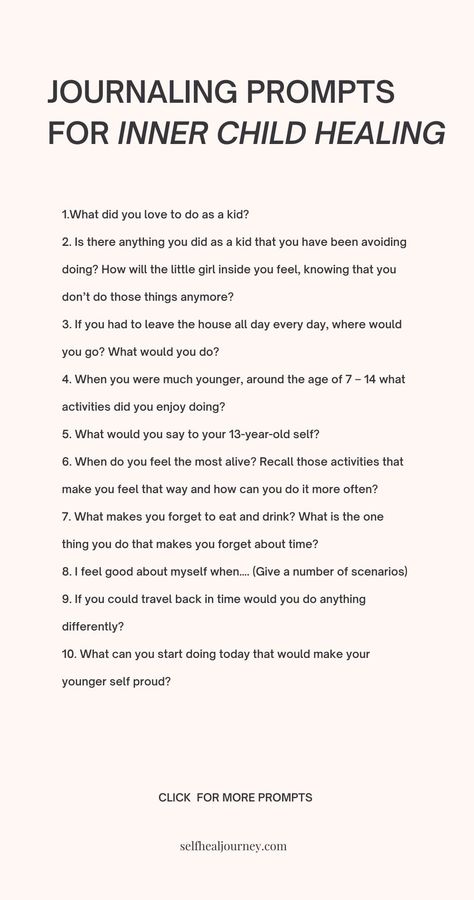 Healing The Inner Child, Journal Prompts For Healing, Prompts For Healing, Heal Your Inner Child, Mindfulness Journal Prompts, Journey Of Growth, Wellness Challenge, Journal Inspiration Writing, Healing Journaling