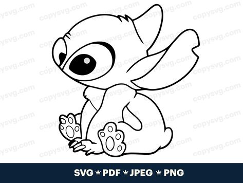 Stitch With Butterfly On Nose, Stitch Svg Free Cricut, Stitch Svg Free, Stitch Types, Stitch Svg, Stitch Logo, Drawing Programs, Applique Templates, Cricut Projects Beginner