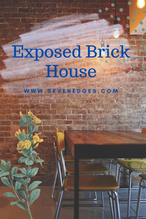 5 Ways to be Creative with an Exposed Brick House | Exposed brick has been becoming more popular in homes since the 90s, and with good reason! From brick mantles to brick accents, here are our five favorite ways to use an exposed brick house creatively! Rustic Brick House Interiors, How To Decorate A Brick Wall Interiors, Red Brick Wall Living Room, Brick Feature Wall Living Room, Exposed Brick House, Brick Walls Interior, Interior Brick Wall Ideas, Brick Wall Decor Ideas, Brick House Interior