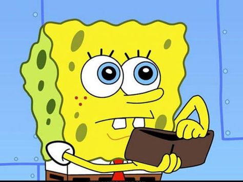 Spongebob Money, Money Meme, Barbie Jokes, Spongebob Pics, Spongebob Funny, Spongebob Wallpaper, Dark Jokes, Cute Jokes, Spongebob Memes