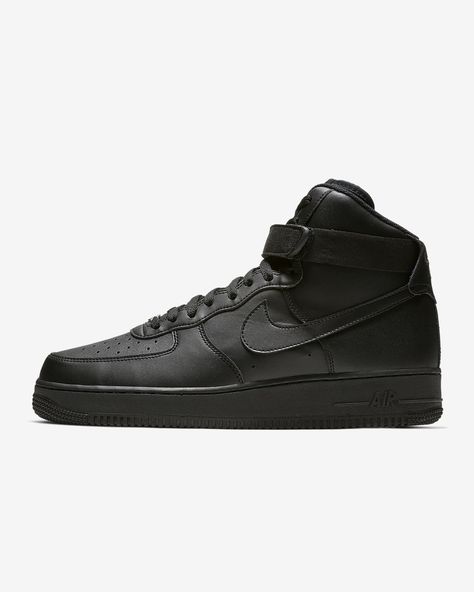 Nike Leather Sneakers, Nike Air Force High, Air Force High, Nike Leather, Nike Air Force 1 High, Air Force 1 High, Nike Air Force 1 07, Mens Nike Shoes, Mens Nike Air