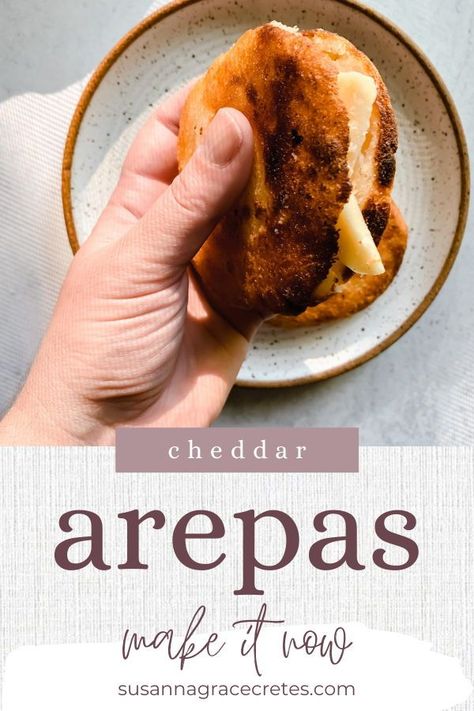 A blend of two favorites- Colombian and Venezuelan arepas. These are gluten free, can be baked or fried, and make the perfect sandwich bread! Read in just minutes too! #arepas #simplerecipes #quicklunch #sandwich Arepas Recipe, Burnt Food, Farmers Cheese, Corn Cakes, Quick Lunches, Sandwich Bread, Sheet Pan Recipes, Perfect Breakfast, Breakfast Bowls