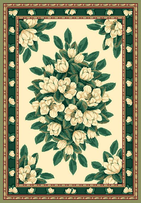 Manhattan Magnolia Cream Area Rug Magnolia Area Rugs, Magnolia Rug, Magnolia Rugs, Dc Homes, Floral Accent Rug, Teal Rugs, Mini Rugs, Sweet Magnolias, Affordable Area Rugs